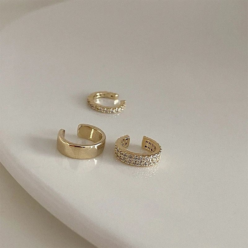 Elegant Ear Cuff Stack - Set of 3