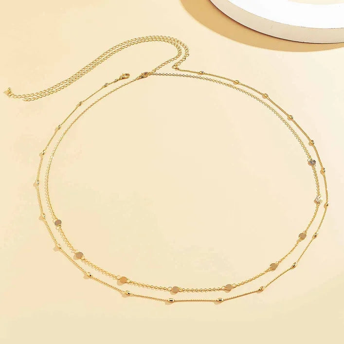 Bead & Sequin Waist Chain - Set of 2