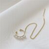 Pearl Chain Ear Cuff Earring