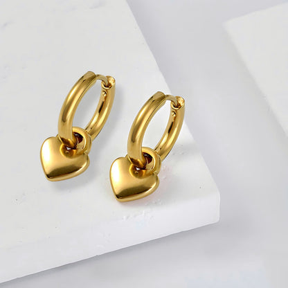 Detachable Heart Huggies