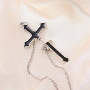 Goth Cross Earring