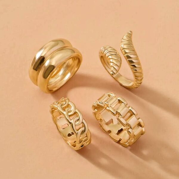 Zoey Ring Stack - Set of 4