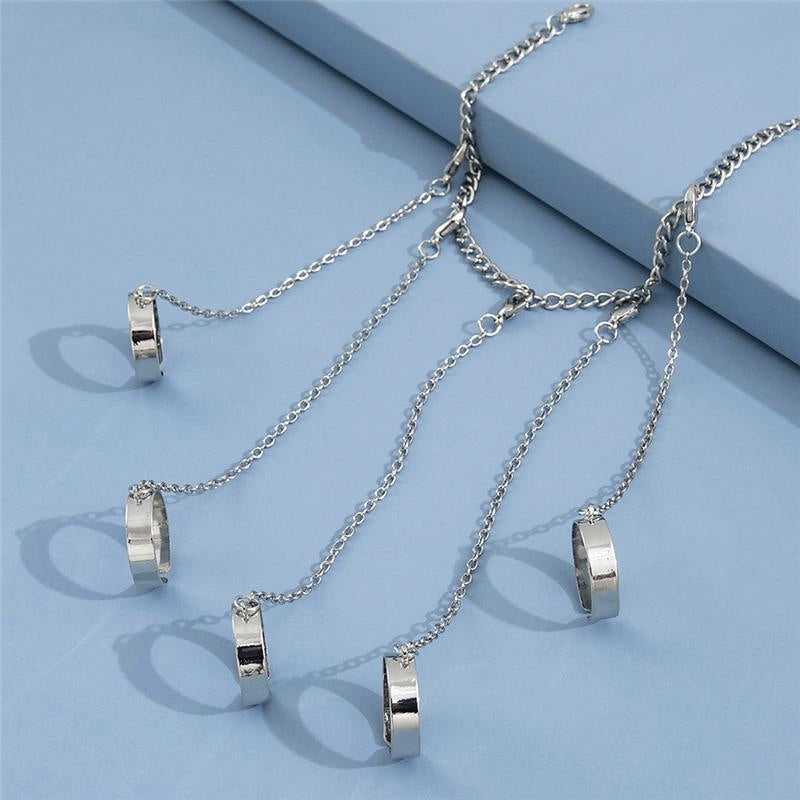 Punk Multi-Layer Chain Ring Bracelet – VIEZ