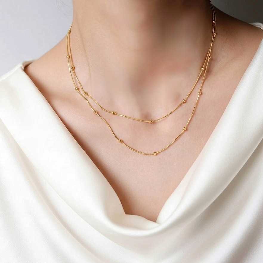 Ball Layered Necklace