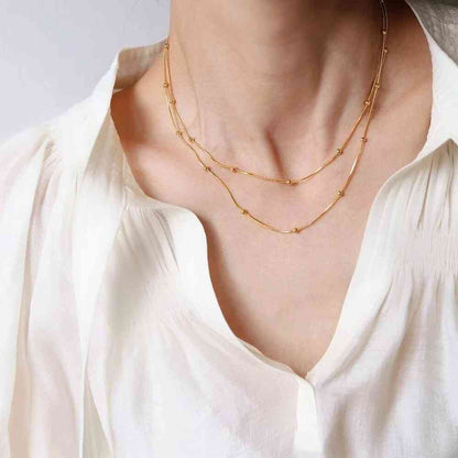 Ball Layered Necklace
