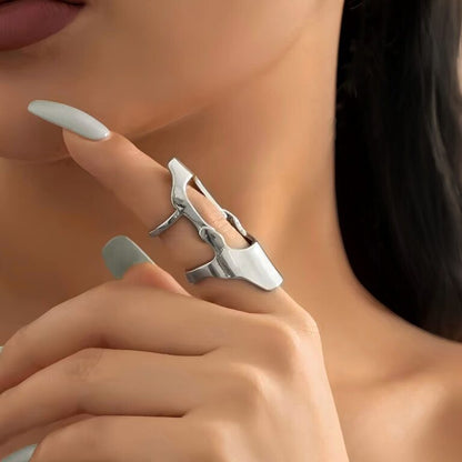 Cyber Punk Knuckle Ring