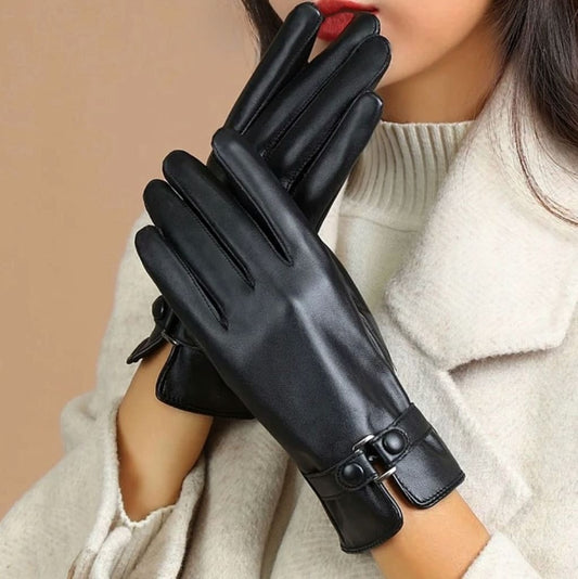 Exquisite Street Style Black Gloves