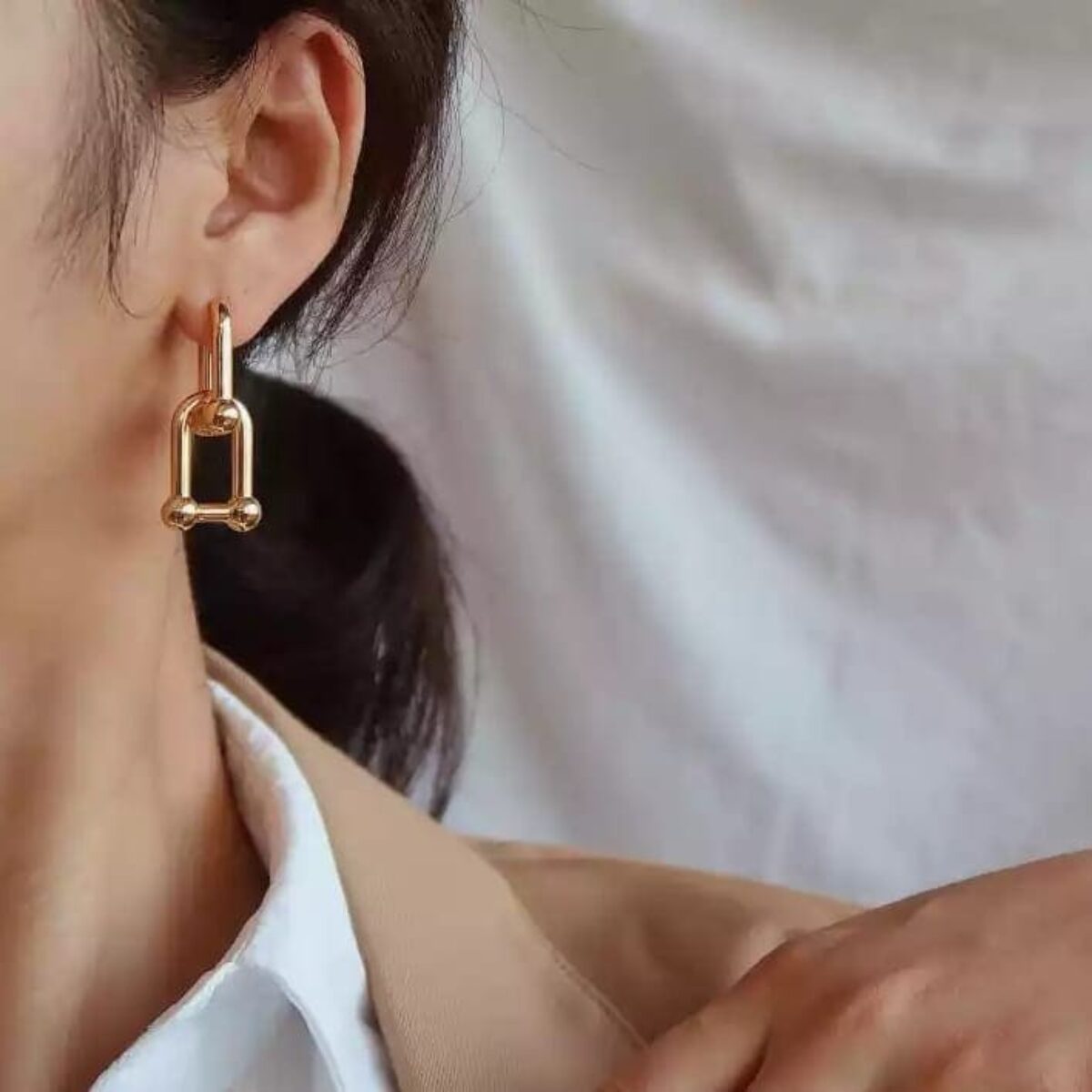 Detachable U Link Earrings