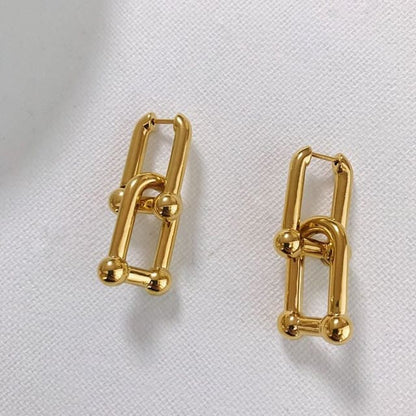 Detachable U Link Earrings
