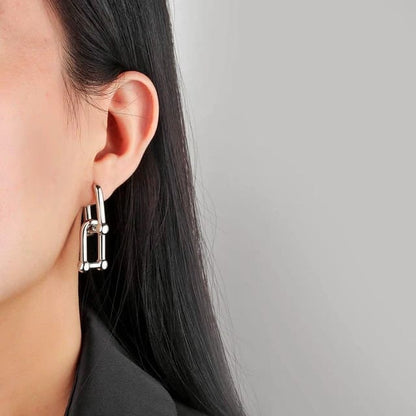 Detachable U Link Earrings