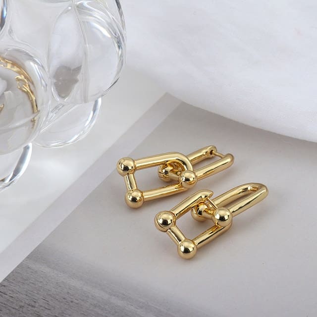 Detachable U Link Earrings