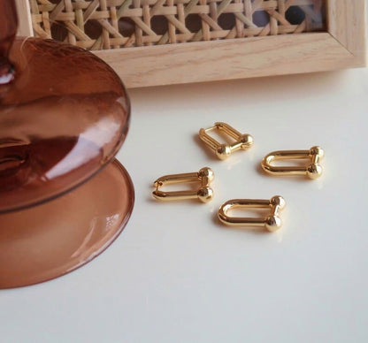 Detachable U Link Earrings