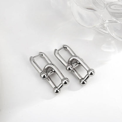 Detachable U Link Earrings