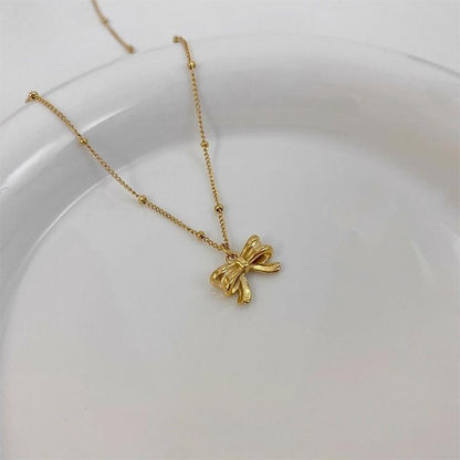 Dainty Bow Necklace