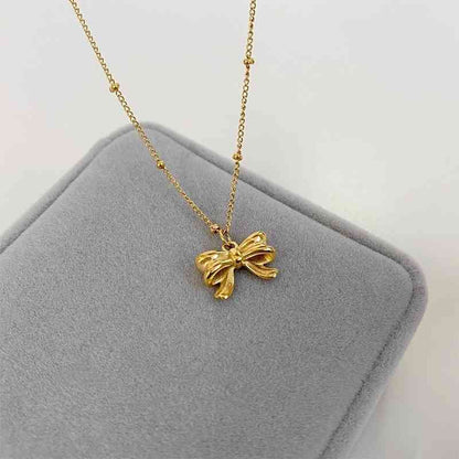 Dainty Bow Necklace