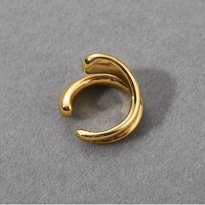 Iconic Irregular Gold Ear Cuff | Non-Pierced