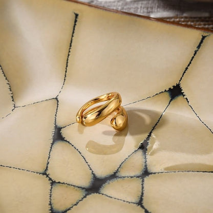 Iconic Irregular Gold Ear Cuff | Non-Pierced