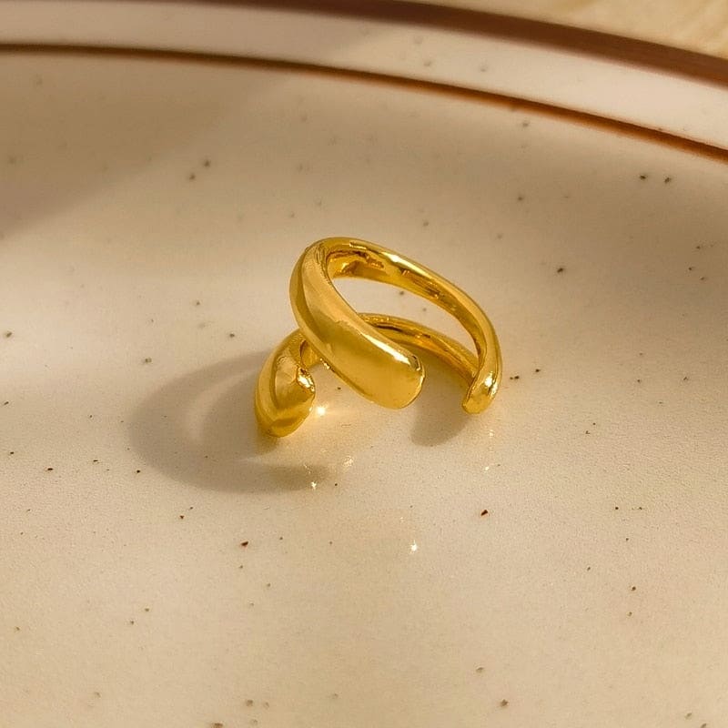 Iconic Irregular Gold Ear Cuff | Non-Pierced