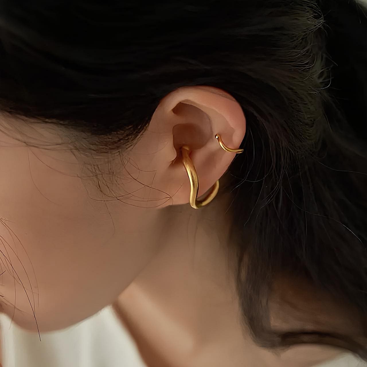 Irregular Ear Cuffs - Set of 2 | Non Pierced