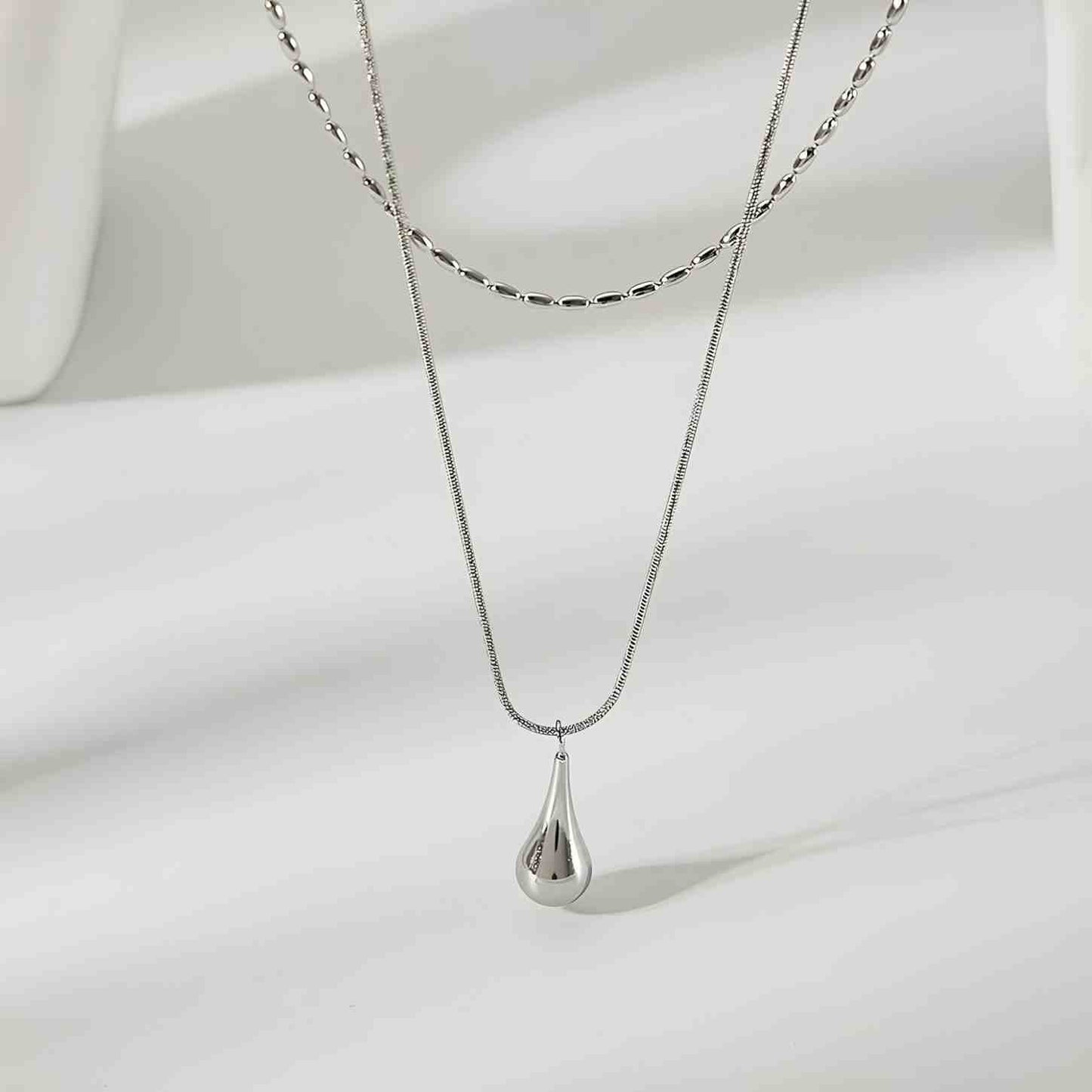 Resilience Water Drop Layered Necklace