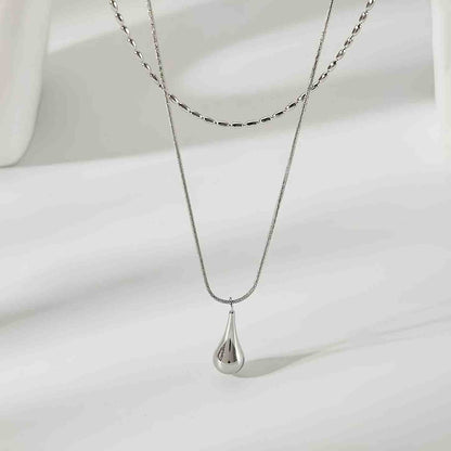 Resilience Water Drop Layered Necklace