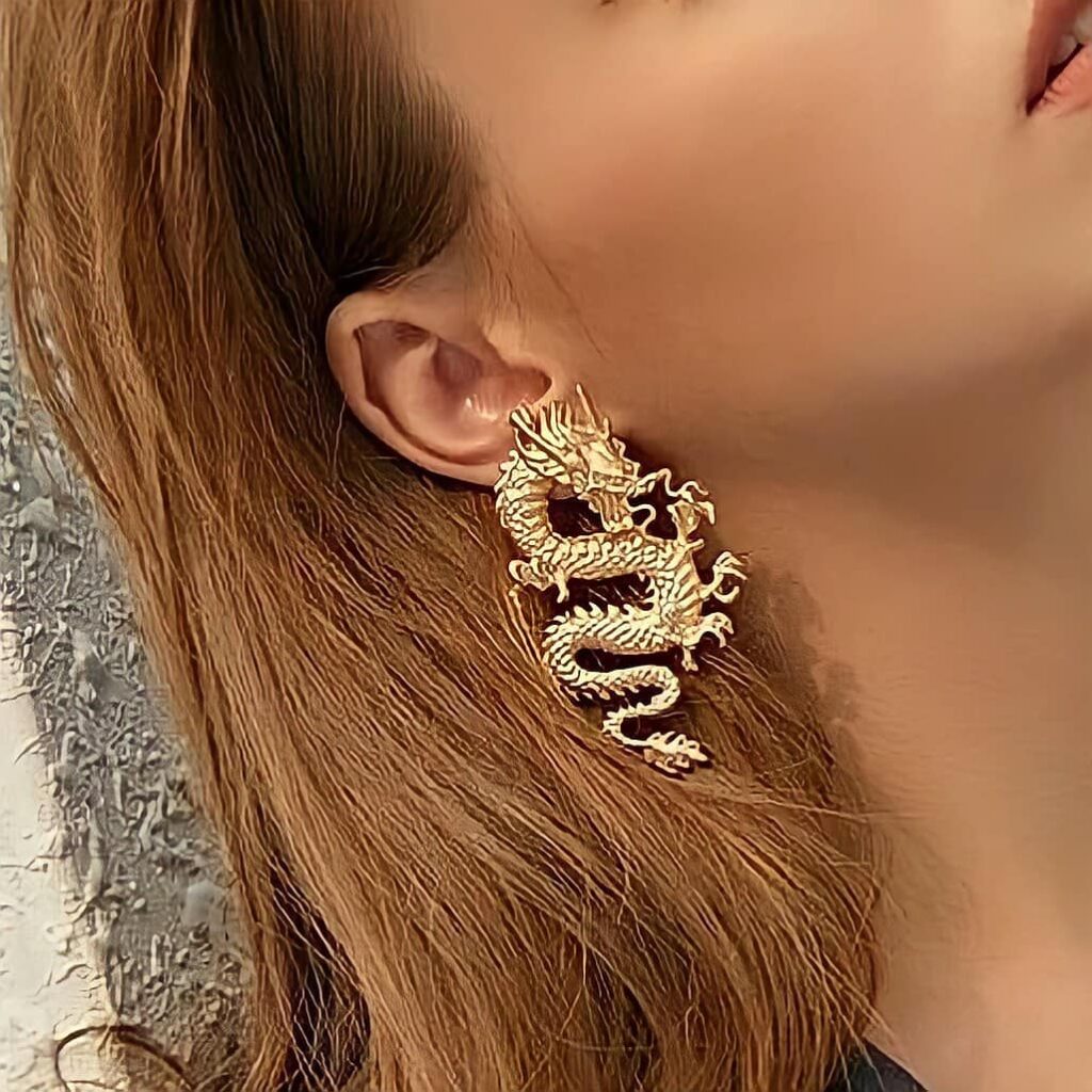 Statement Dragon Earrings