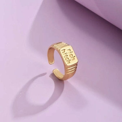 Slang Ring Stack - Set of 4