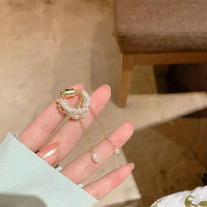 Elegant Magnetic Pearl Ear Cuff