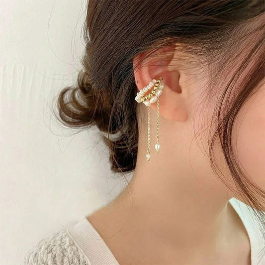 Elegant Magnetic Pearl Ear Cuff