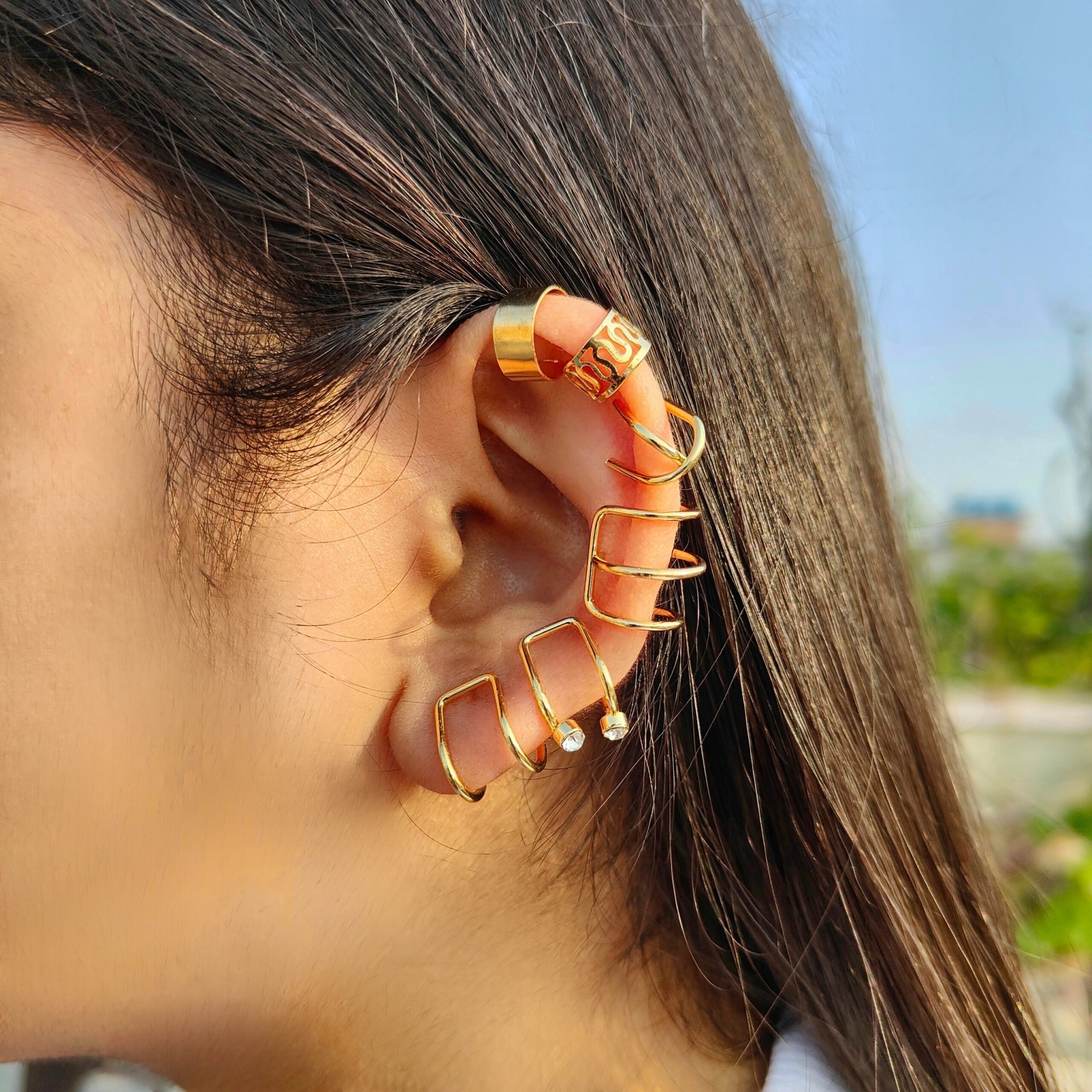 Flipkart.com - Buy BEAUTY BURST Gold Plated Ear Cuffs for Women & Girls  Alloy Jhumki Earring Online at Best Prices in India