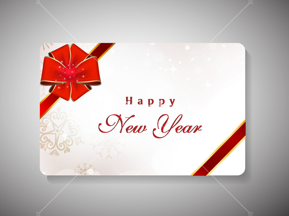 happy new year gift card