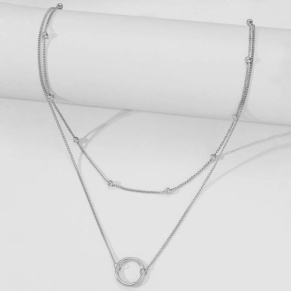 Premium Necklace - Circle Layered